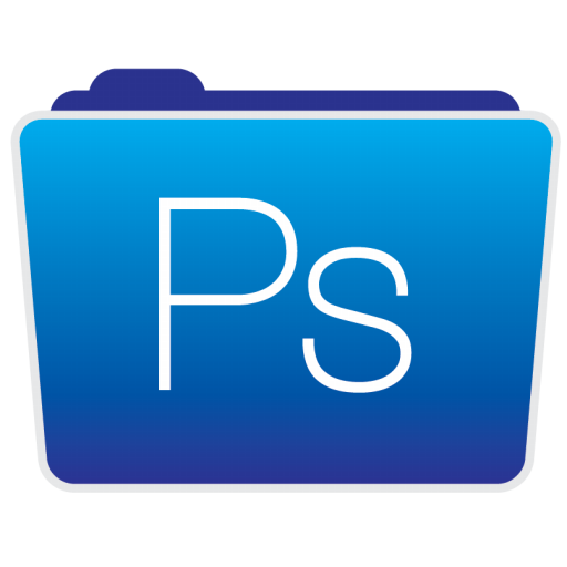 512x512 Photoshop Folder Icon Adobe Folders Style Iconset Hamza Saleem