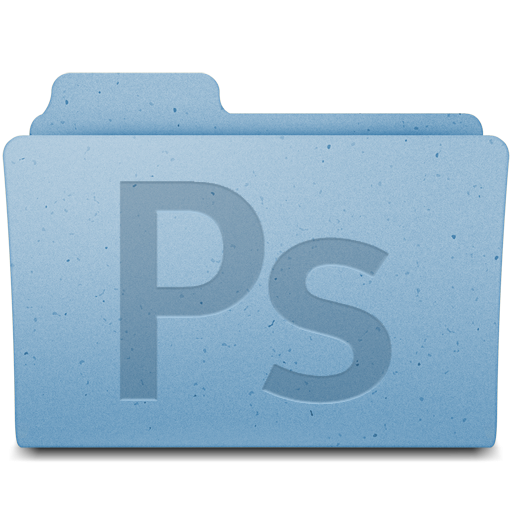 512x512 Photoshop Light Blue Folder Icon, Png Clipart Image