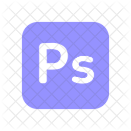 256x256 Photoshop Icon Of Colored Outline Style