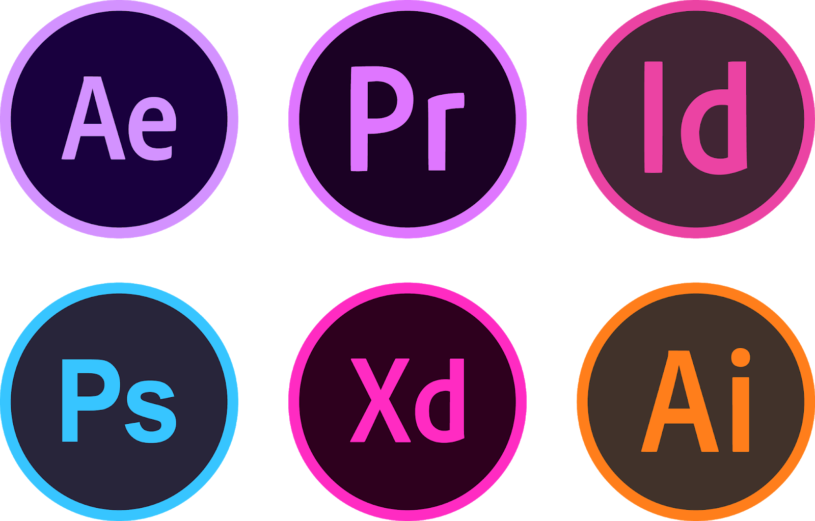 1600x1023 Download Icons Adobe Illustrator Photoshop Premiere Pro