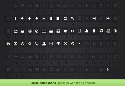 Photoshop Icon Font
