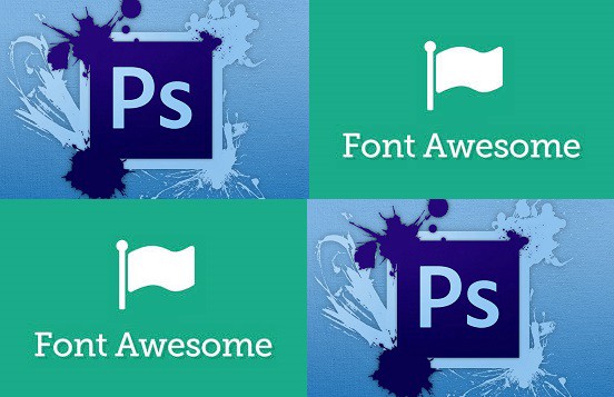 552x357 How To Use Font Awesome In Photoshop Designs