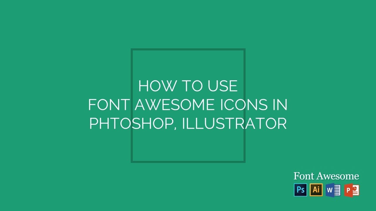 1280x720 How To Use Font Awesome Icons