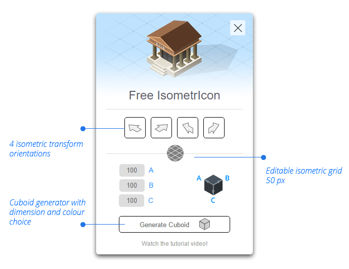 690x533 The Orange Free Isometricon Generator