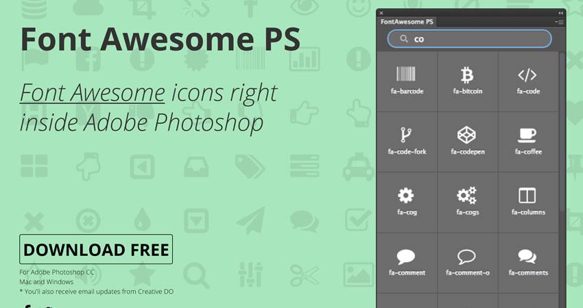 photoshop icon plugin free download