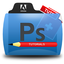 Photoshop Tutorials Folder Icon 256x256 Photoshop Tutorials Folder Icon