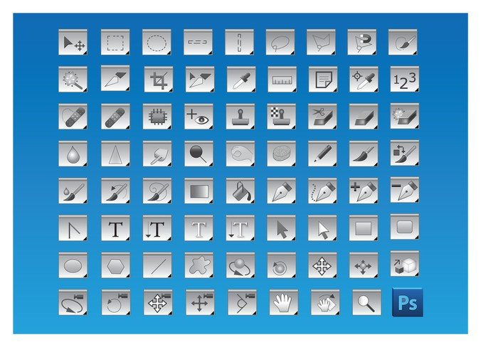676x488 Free Free Photoshop Tools Icons Files, Vectors Graphics