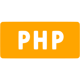 256x256 Orange Php Icon