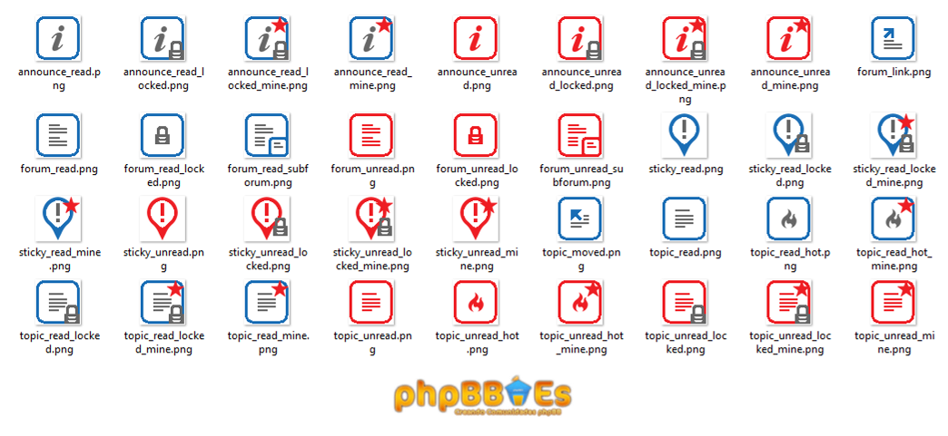 1044x481 Light Style Forum Topic Icons