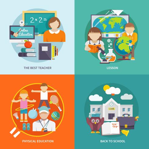 490x490 School Icon Flat