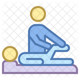 256x256 Physical Therapy Icon Of Colored Outline Style