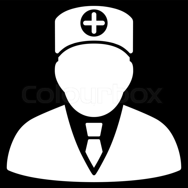 800x800 Head Physician Vector Icon Style Is Stock Vector Colourbox