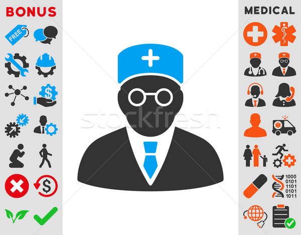 600x468 Main Physician Icon Stock Photo Victor Ivlichev