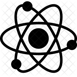 256x256 Physics Icon Of Glyph Style