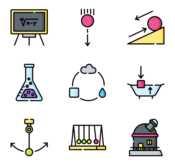 600x564 Physics Icon Packs