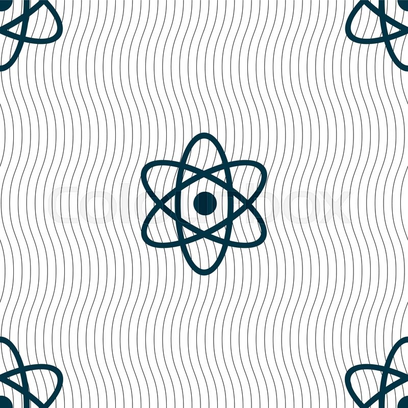 800x800 Atom, Physics Icon Sign Seamless Stock Vector Colourbox