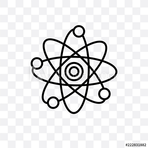 500x500 Physics Icon Isolated On Transparent Background Simple