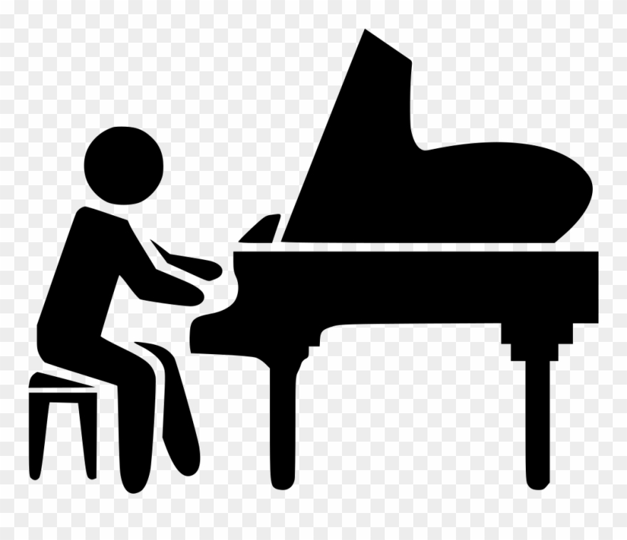 880x758 Piano Black And White