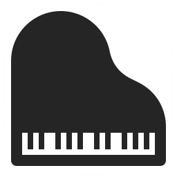 256x256 Grand Piano Icon Iconexperience