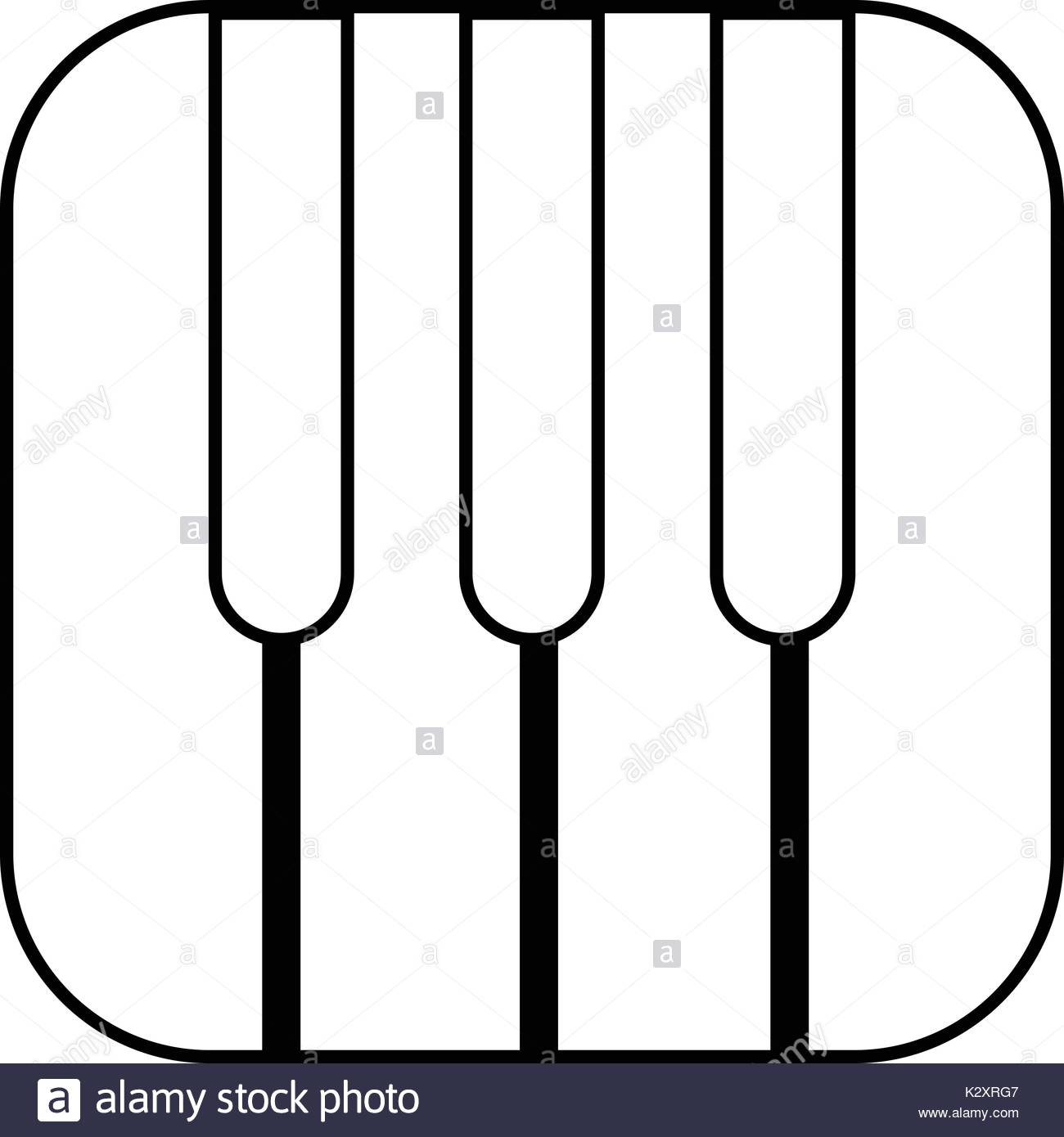Piano Keys Icon 1300x1390 Piano Keys Icon