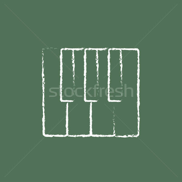 Piano Keys Icon Drawn In Chalk Vector Illustration Andrei 600x600 Piano Keys Icon Drawn In Chalk Vector Illustration Andrei