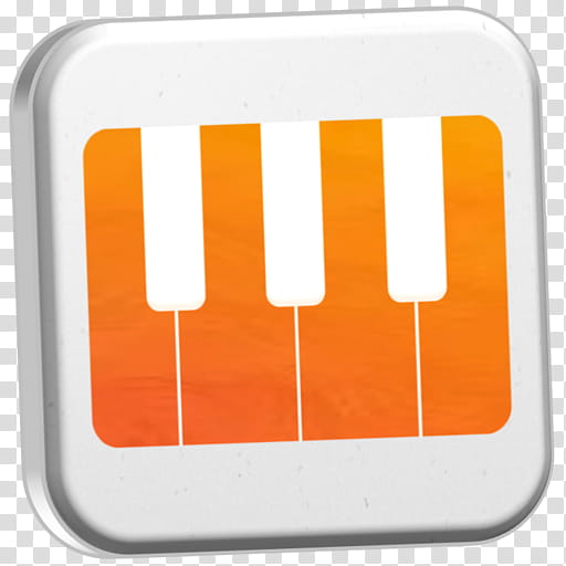 Ilife Orange And White Piano Keys Icon Transparent Background 512x512 Ilife Orange And White Piano Keys Icon Transparent Background