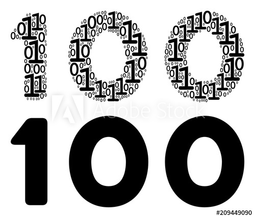 500x428 Text Collage Icon Of Zero And Null Digits In Variable Sizes