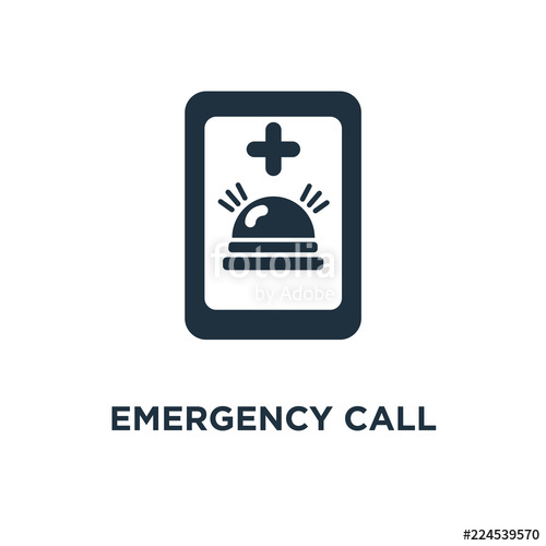500x500 Emergency Call Icon Stock Image And Royalty Free Vector
