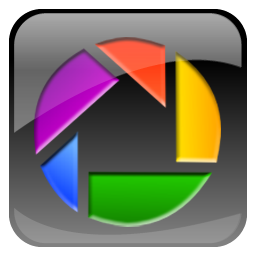 256x256 Google Picasa Icon Logo Png Black