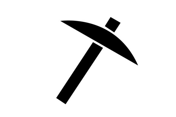 580x386 Pickaxe Icon Graphic