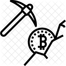 256x256 Pickaxe Icon Of Line Style