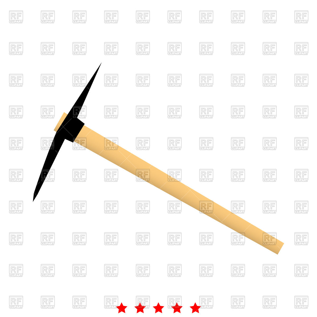 1200x1200 Pickaxe Flat Icon Vector Image Of Industrial Tools