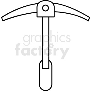300x300 Black And White Pickaxe Icon Clipart Royalty Free Gif, Png