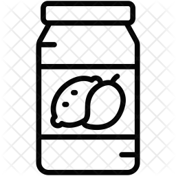 256x256 Pickle Icon Of Line Style