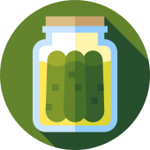 170x170 Pickles Jar Png Icon