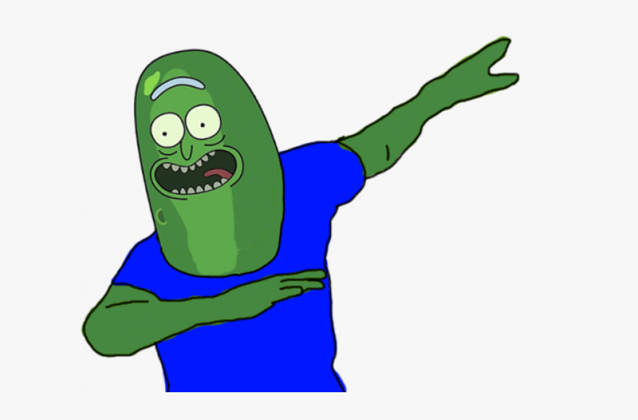 920x605 Pickle Rick Dab Transparent