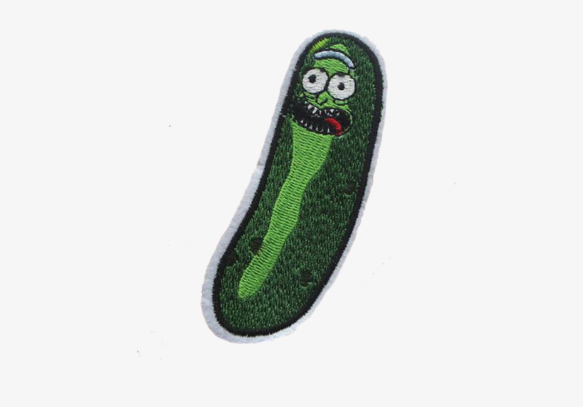820x573 Rick And Morty Pickle Rick Patch Iron