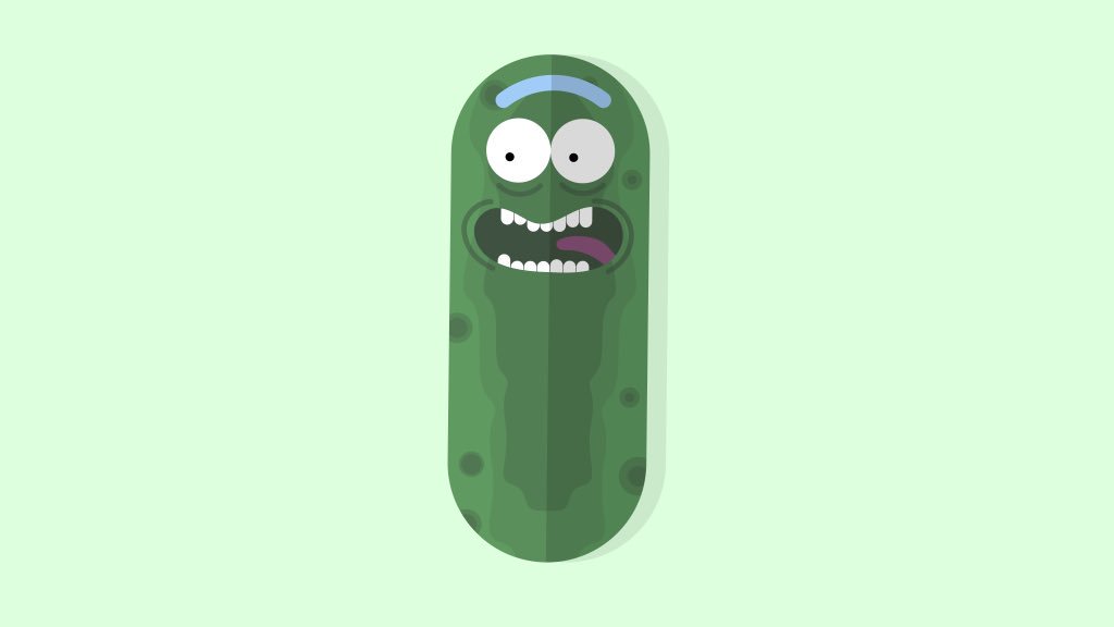 1024x576 Shane Sahadeo On Twitter Pickle Rick Ilustration Tags