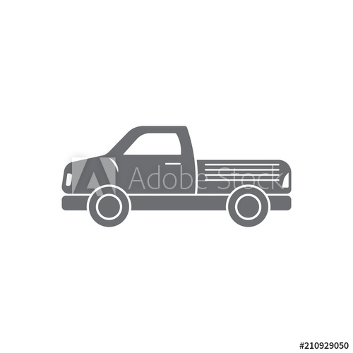 500x500 Pickup Icon Simple Element Illustration Pickup Symbol Design