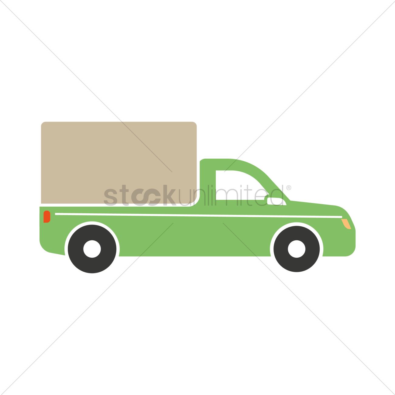 1300x1300 Pickup Truck Icon Vector Image