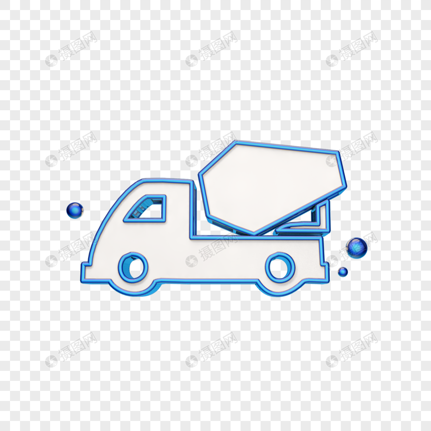 860x860 Creative Stereo Blue Pickup Truck Icon Png Image Picture Free