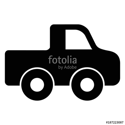 500x500 Pickup Truck Icon Stock Image And Royalty Free Vector
