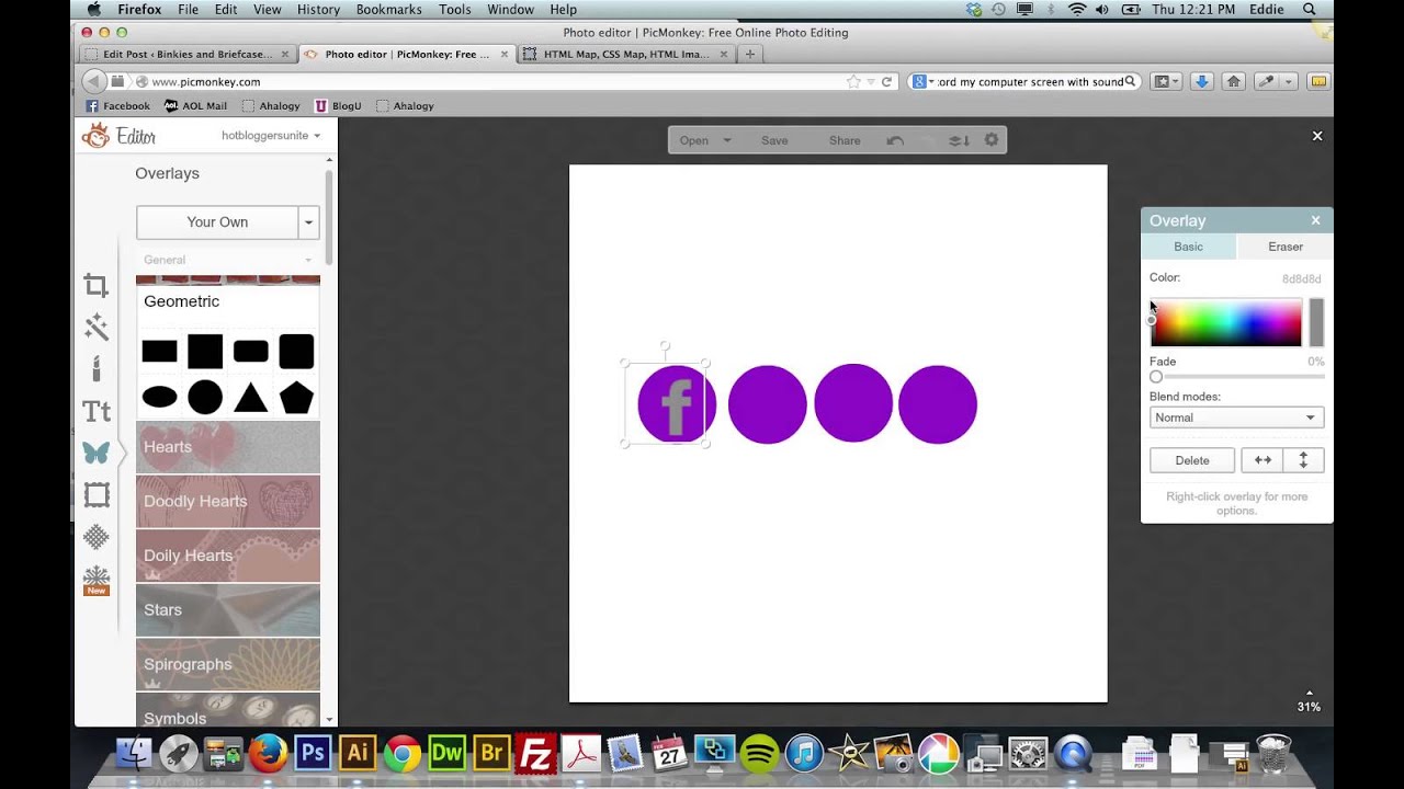1280x720 How To Create Social Media Icons In Picmonkey