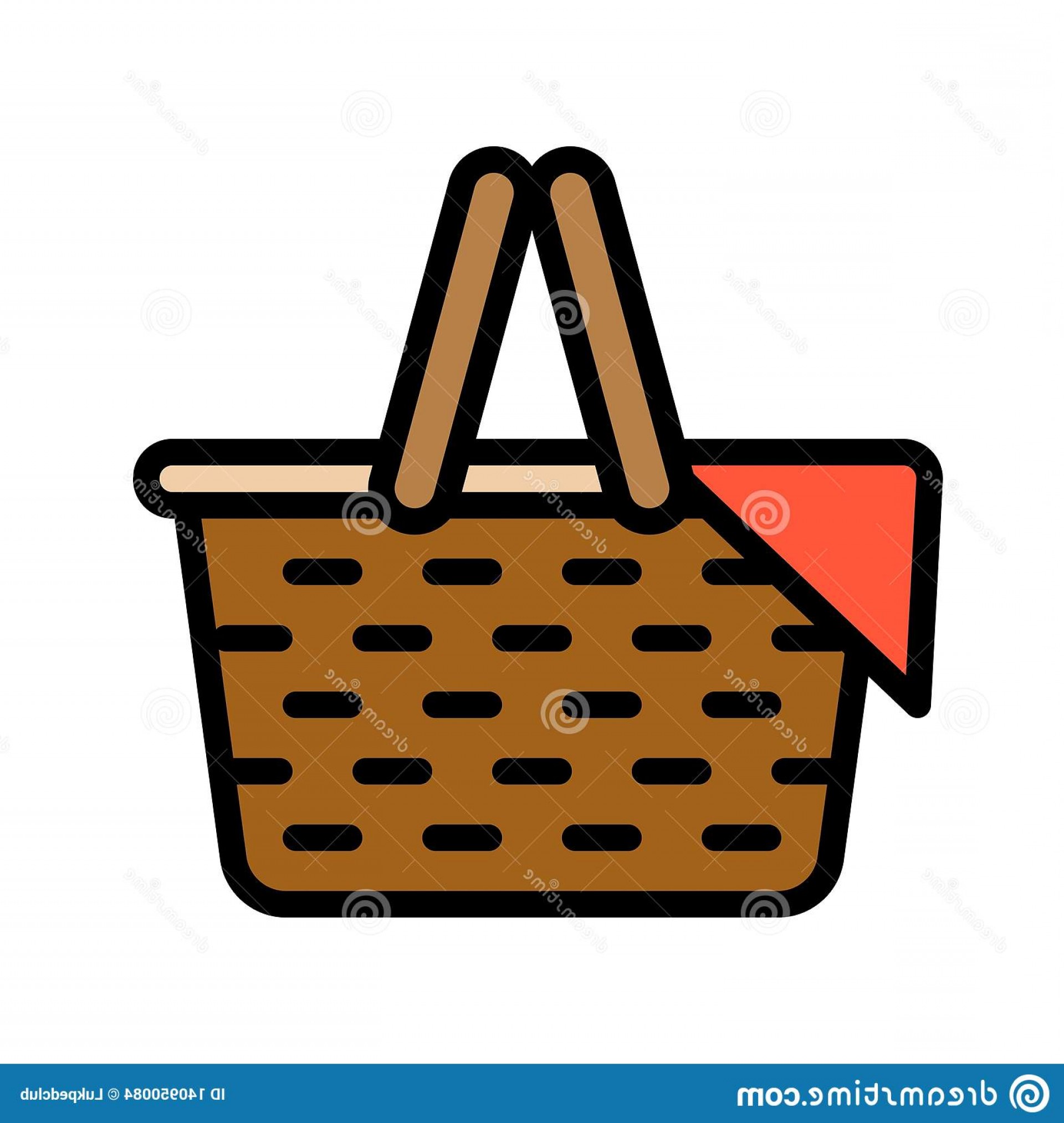1920x2026 Picnic Basket Vector Spring Season Filled Icon Editable Stroke