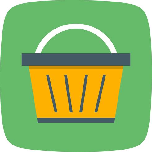 490x490 Picnic Basket Vector Icon