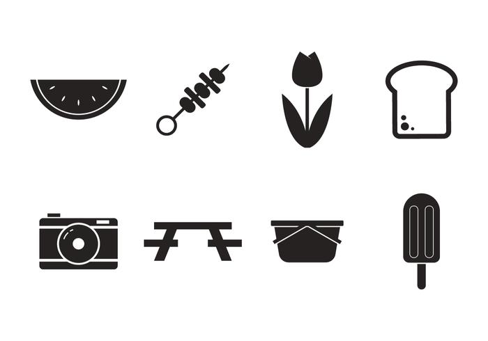 700x490 Picnic Icon Set