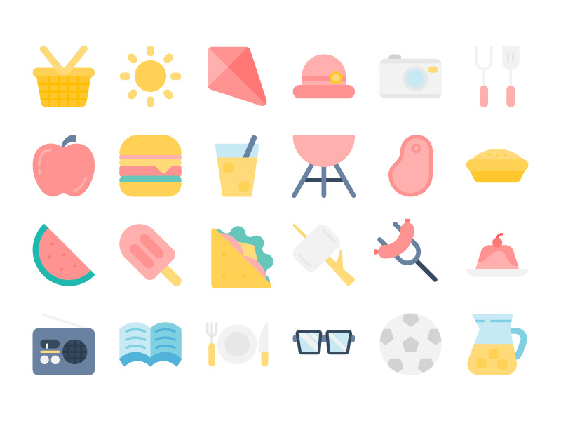 800x600 Picnic Icon Set