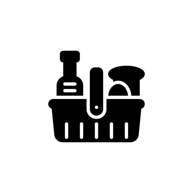 640x640 Picnic Icon Vector Illustration In Glyph Style For Any Purpose
