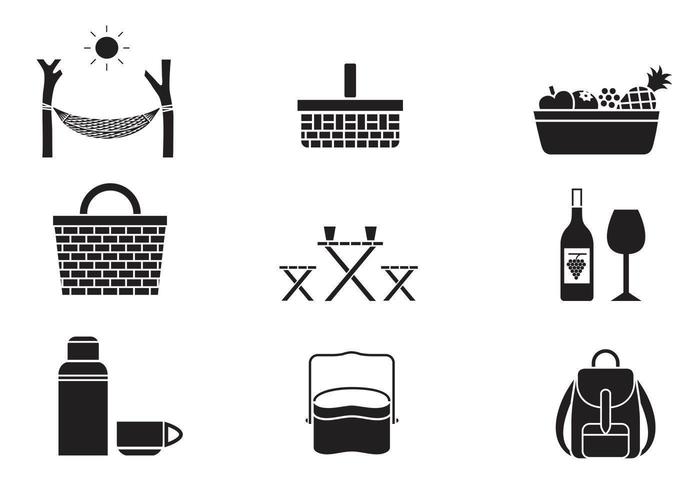 700x490 Picnic Vector Icon Pack