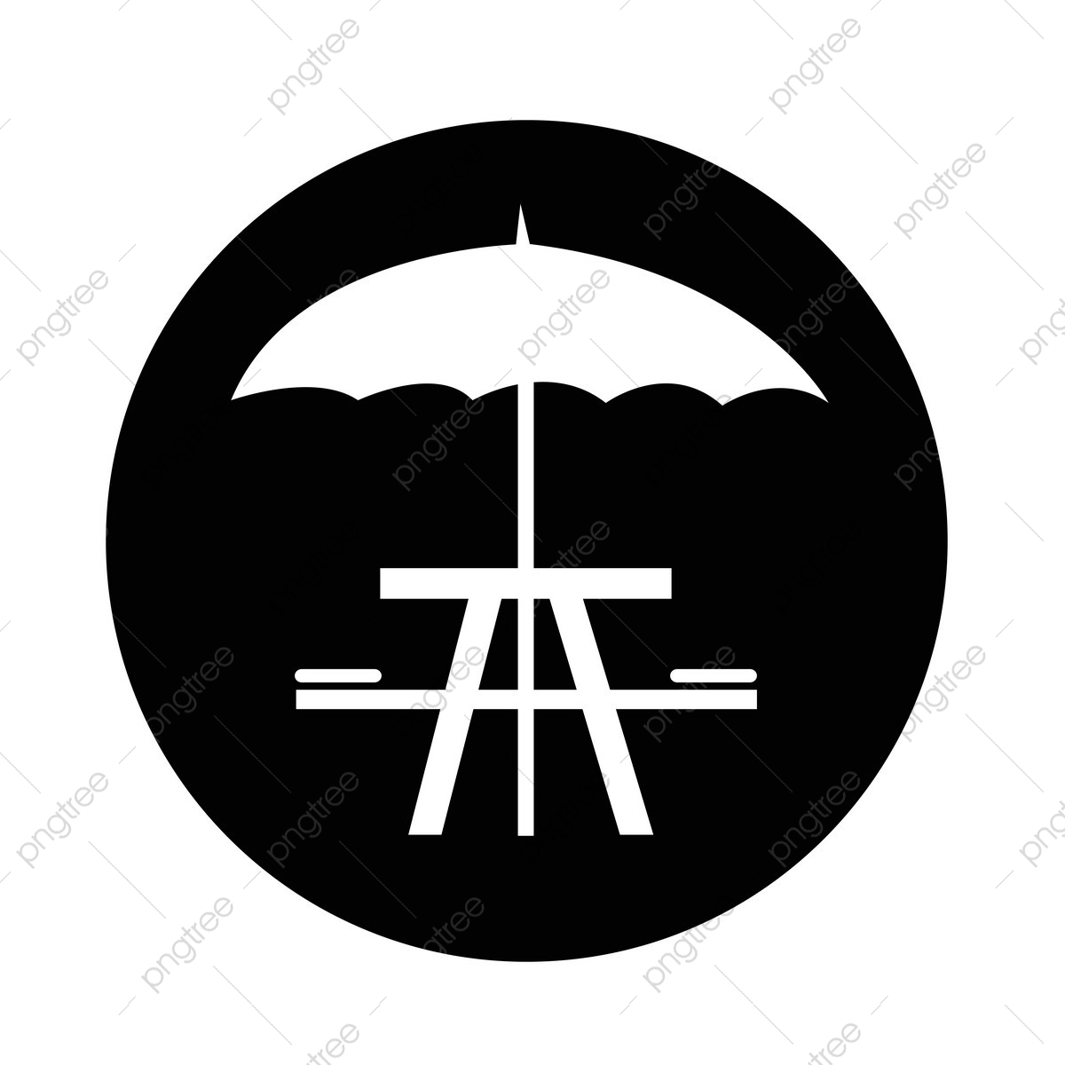 1200x1200 Camping Table Icon, Picnic, Icon, Outdoor Png And Vector